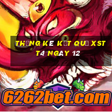 THỐNG KÊ KẾT QUẢ XSTT4 ngày 12