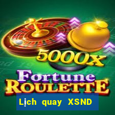 Lịch quay XSND ngày 31