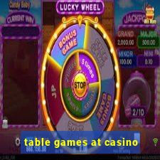 table games at casino