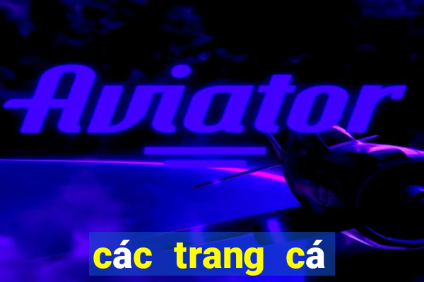 các trang cá cược uy tín