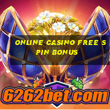 online casino free spin bonus