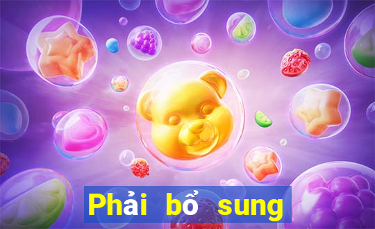 Phải bổ sung trực tuyến