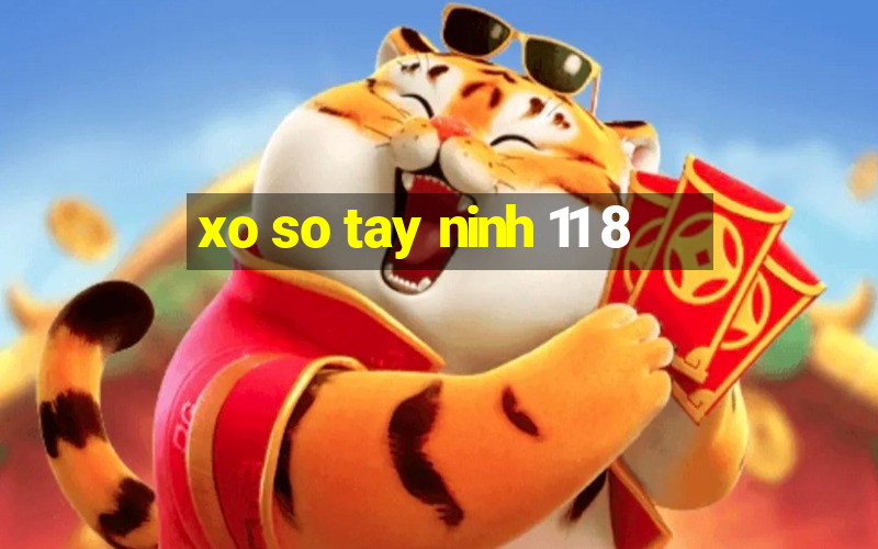 xo so tay ninh 11 8