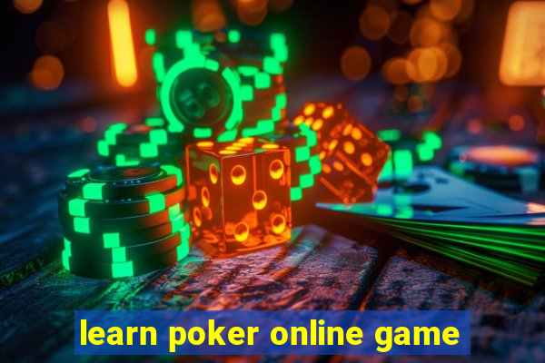 learn poker online game