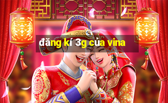 đăng kí 3g của vina