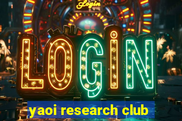 yaoi research club