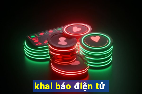 khai báo điện tử