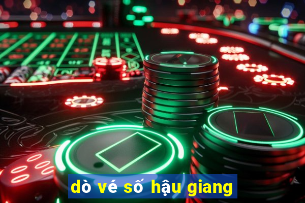 dò vé số hậu giang