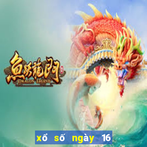 xổ số ngày 16 tháng 12 năm 2024