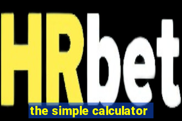 the simple calculator