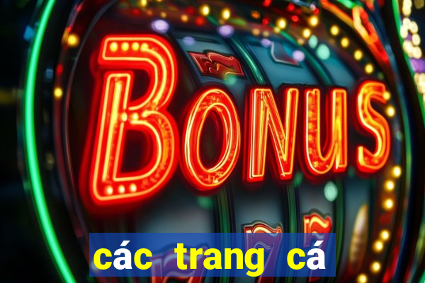 các trang cá cược bóng đá uy tín