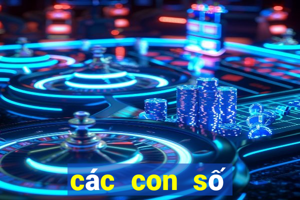 các con số đề từ 00 đến 99