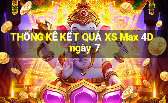 THỐNG KÊ KẾT QUẢ XS Max 4D ngày 7