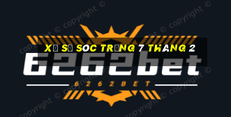 xổ số sóc trăng 7 tháng 2