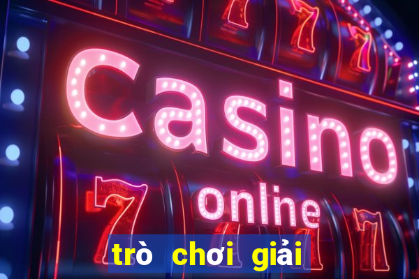 trò chơi giải câu đố