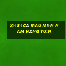 xổ số cà mau miền nam hàng tuần