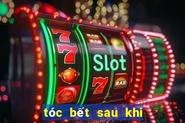 tóc bết sau khi ngủ dậy