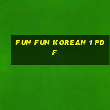 fun fun korean 1 pdf