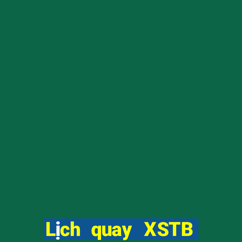 Lịch quay XSTB ngày 17