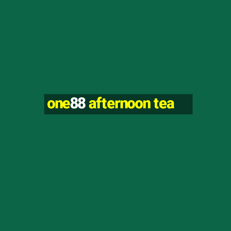 one88 afternoon tea