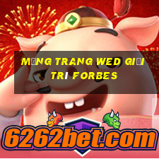 Mạng trang wed giải trí Forbes