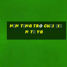 Nền tảng trò chơi điện tử yg