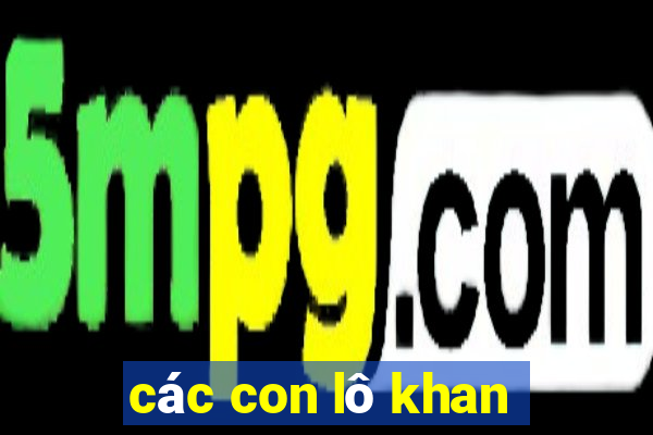 các con lô khan