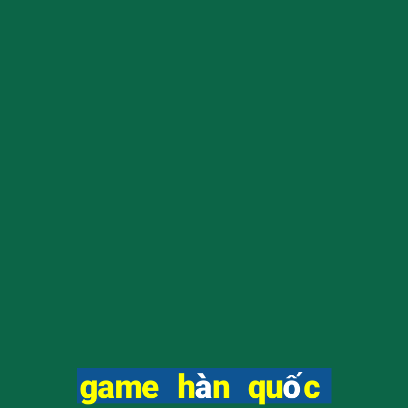 game hàn quốc dễ thương