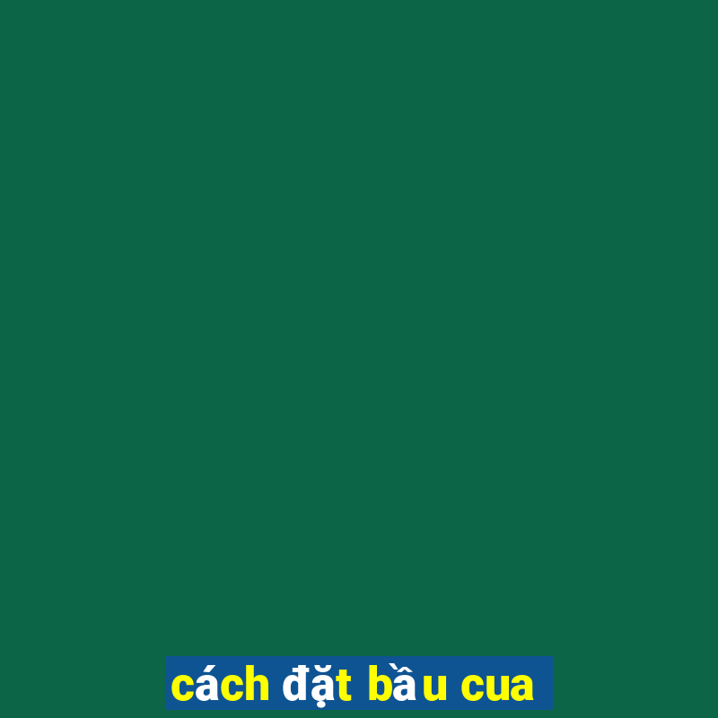 cách đặt bầu cua