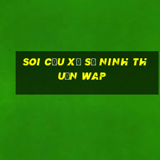 soi cầu xổ số ninh thuận wap