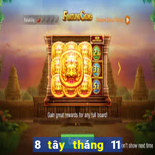 8 tây tháng 11 xổ số miền nam