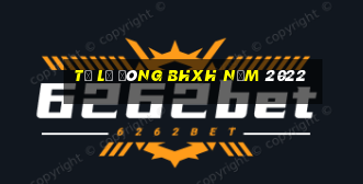 tỷ lệ đóng bhxh năm 2022