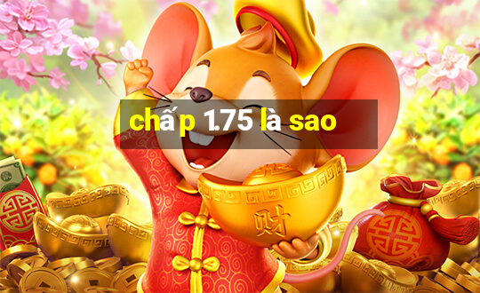 chấp 1.75 là sao