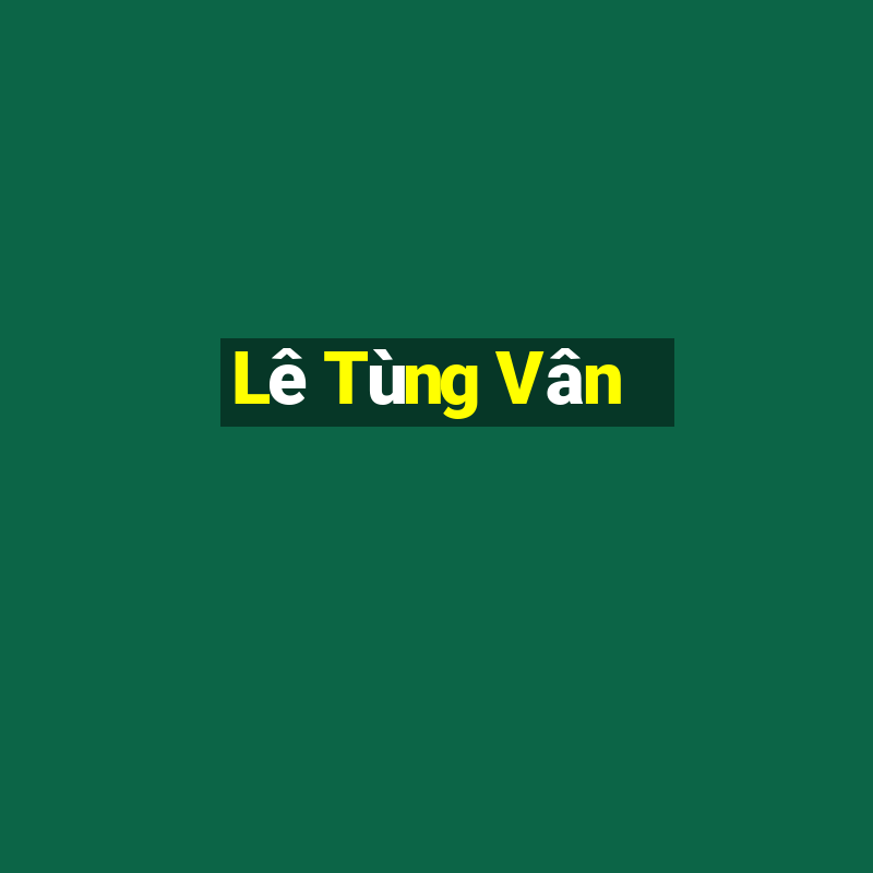 Lê Tùng Vân