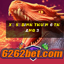 xổ số bình thuận 6 tháng 3