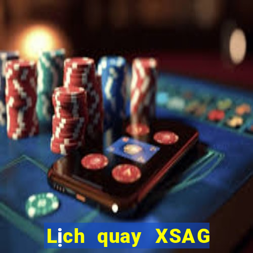 Lịch quay XSAG ngày 8