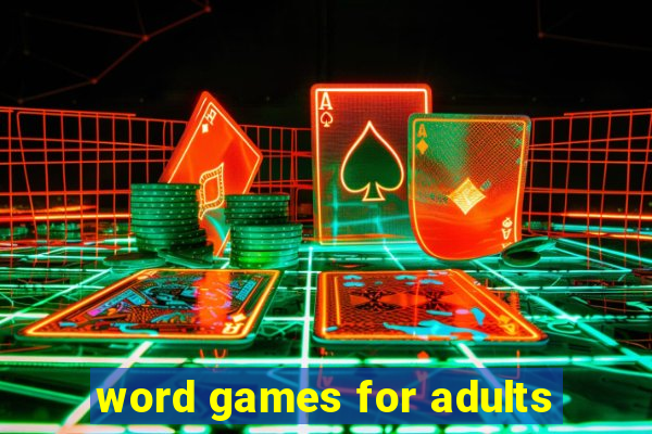 word games for adults