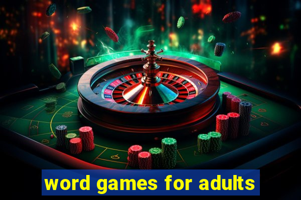 word games for adults