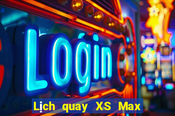 Lịch quay XS Max 4D ngày 15