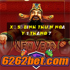 xổ số bình thuận ngày 1 tháng 7