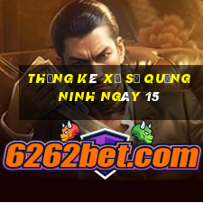 Thống kê Xổ Số quảng ninh ngày 15