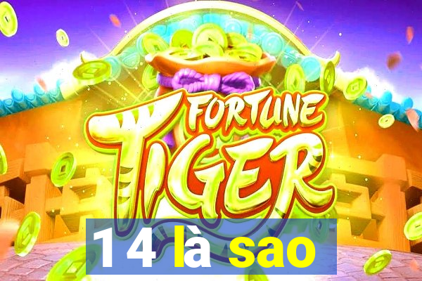 1 4 là sao