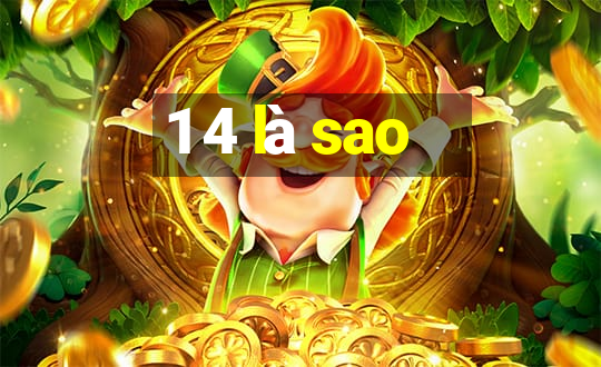 1 4 là sao