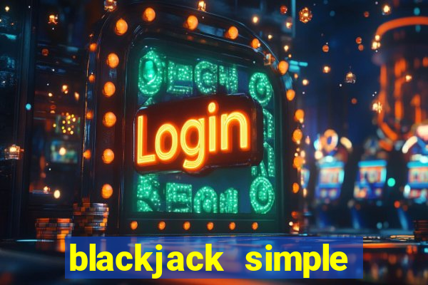 blackjack simple strategy card