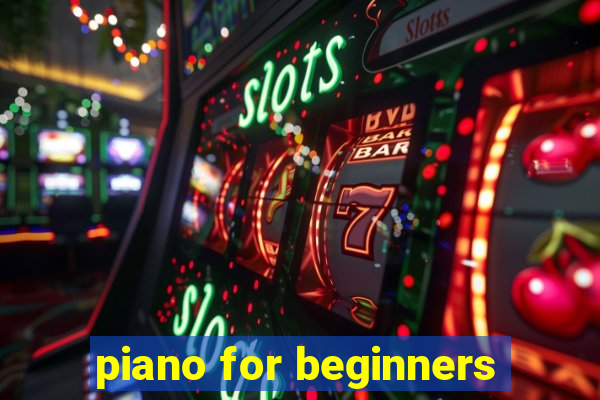 piano for beginners