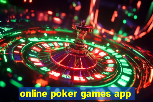 online poker games app