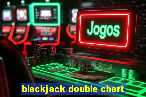 blackjack double chart