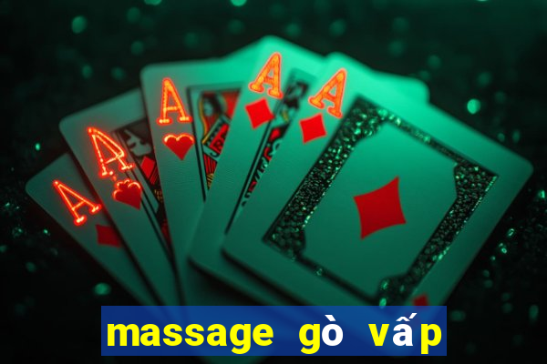 massage gò vấp sài gòn