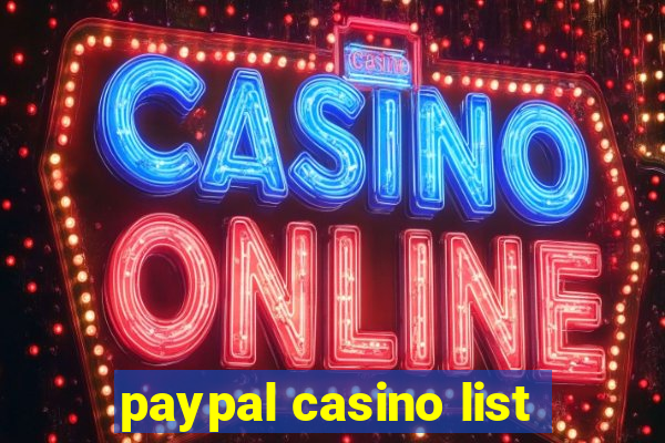 paypal casino list