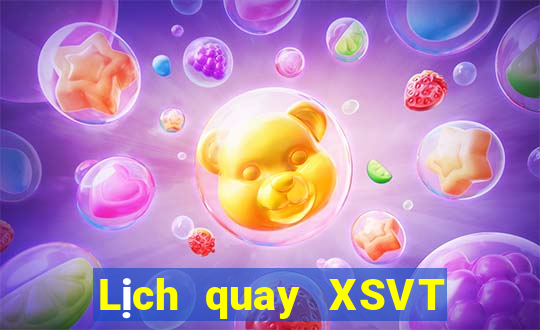 Lịch quay XSVT Chủ Nhật